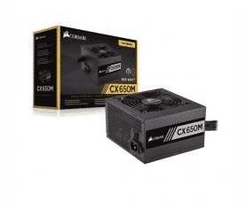 FUENTE DE PODER CORSAIR CX650M 650W SM 80 PLUS BRONZE CP-9020103-NA PUE
