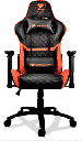 SILLA PARA GAMING COUGAR ARMOR ONE  BLACK/ORANGE  MAX 120KG RECLINABLE