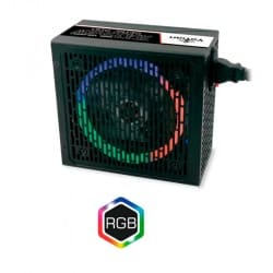 Fuente  De Poder Yeyian Yfr-45901 Raiden 500w 80 Plus White Rgb Atx Sm