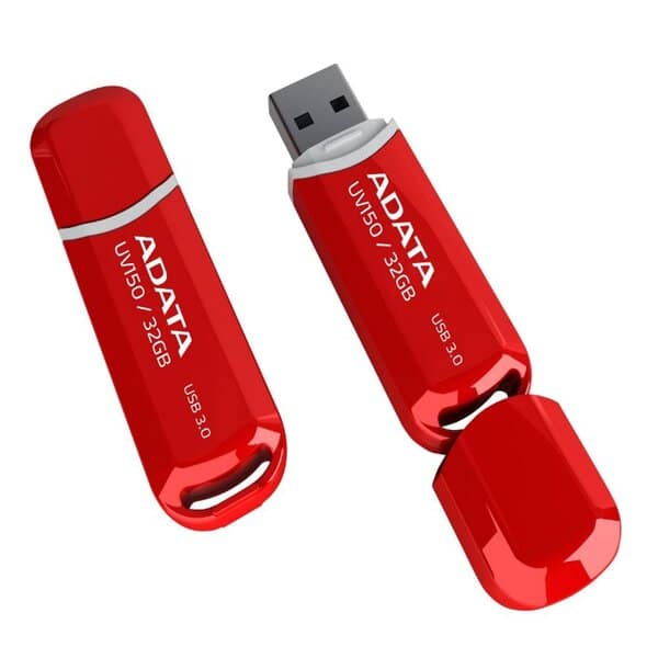 Memoria                                                                                                                                                                                                                                                                                                                                                                                                                              Flash Adata Uv150 32gb Usb 3.1 Rojo (auv150-32g-rrd)