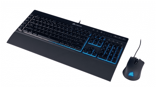 KIT CORSAIR TECLADO K55 + MOUSE HARPOON RGB ESP. CH-9206115-SP EN ESPAÑOL
