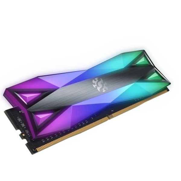 Mem  Ddr4  Xpg D60 Rgb 8gb Titanio 3200mhz (ax4u32008g16a-st60)