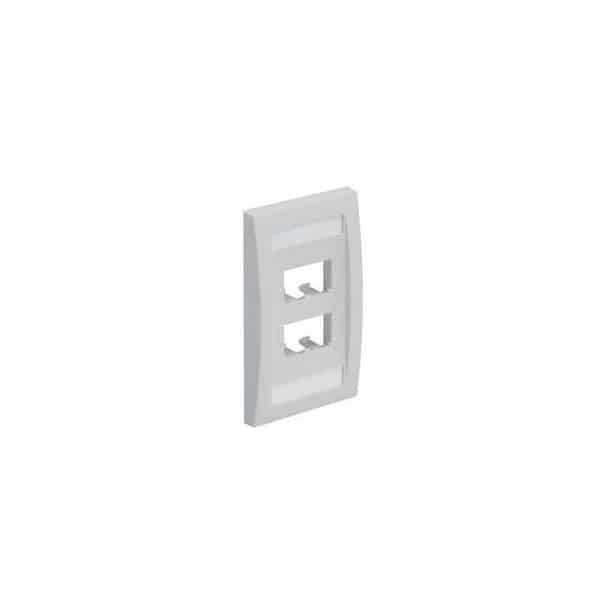 Placa  Frontal Panduit /4 Modulos/mini-com/blanco/(cfpe4iwy)