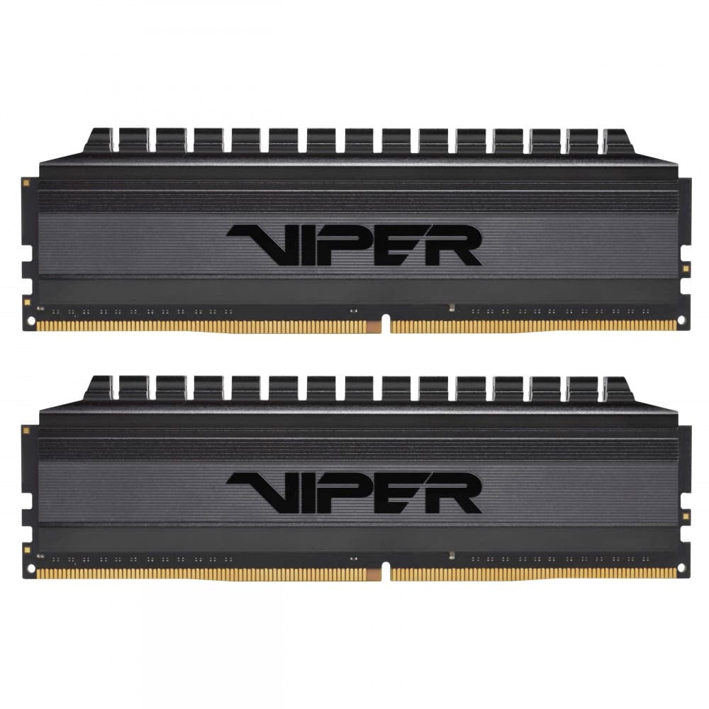 Mem  Ddr4 Patriot Viper Blackout 16gb(2x8gb)3000mhz Udimm Pvb416g300c6k
