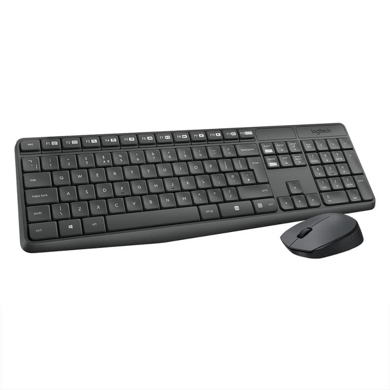 Kit  Logitech Mk235 Teclado/mouse Inalam. Usb (920-007901)