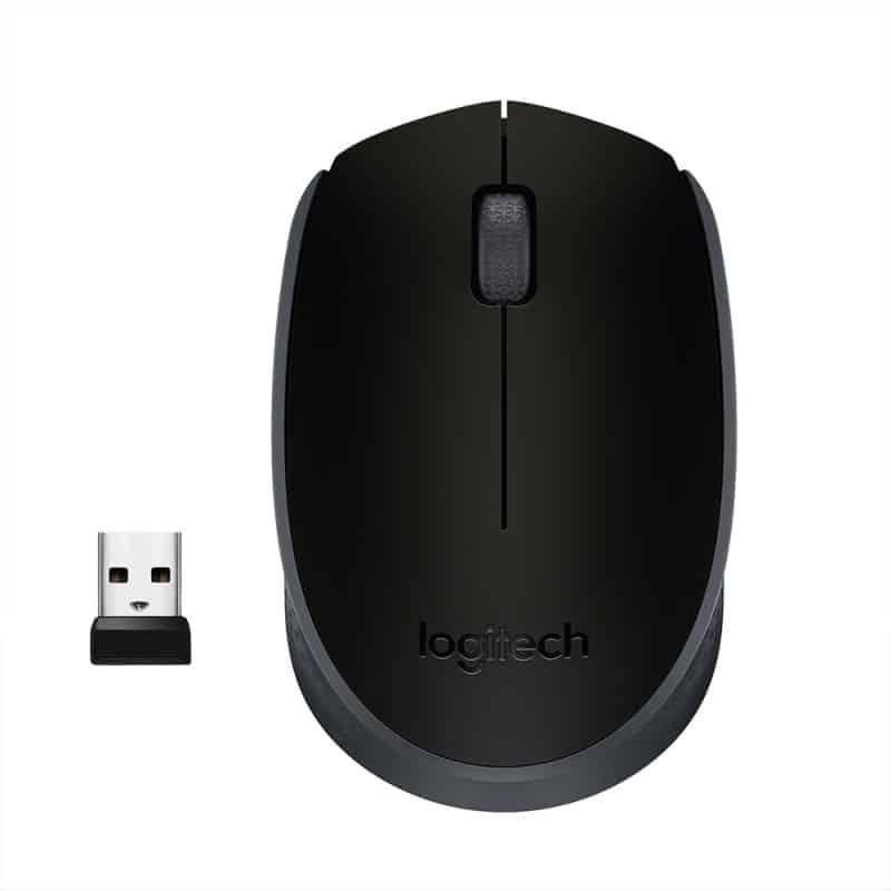 Mouse  Logitech M170 Inalambrico Negro/ Gris (910-004940)