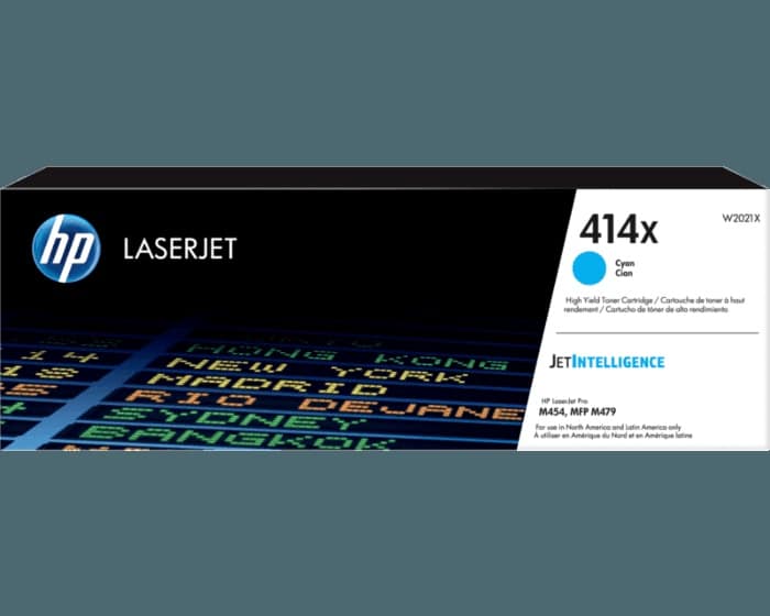 Toner                                                                                                                                                                                                Hp Alto Rendimiento 414x Cyan (w2021x)
