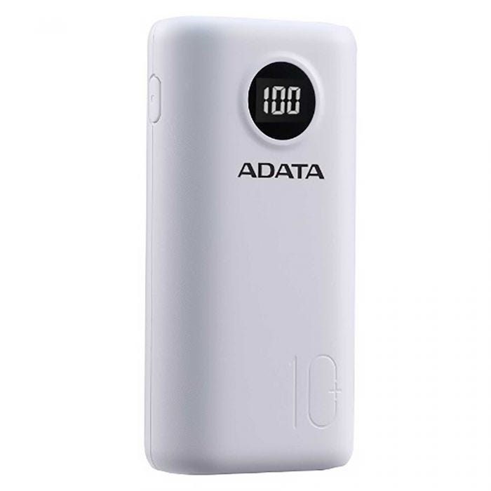 Cargador  Portatil Dig Adata P10000qcd Tipo C Blanco(ap10000qcd-dgt-cwh