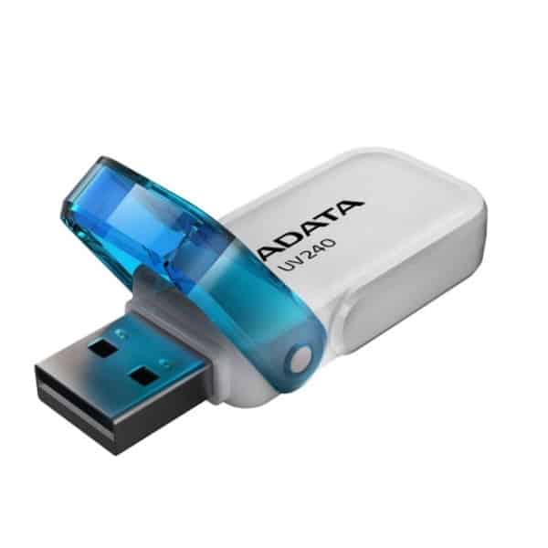 Memoria                                                                                                                                                                                                                                      Flash Adata Uv240 32gb Blanco 2.0 (auv240-32g-rwh)