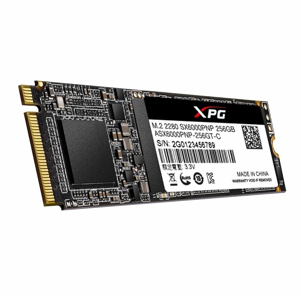 UNIDAD SSD M.2  XPG SX6000P 2280 PCIe 256GB (ASX60000PNP-256GT-C)