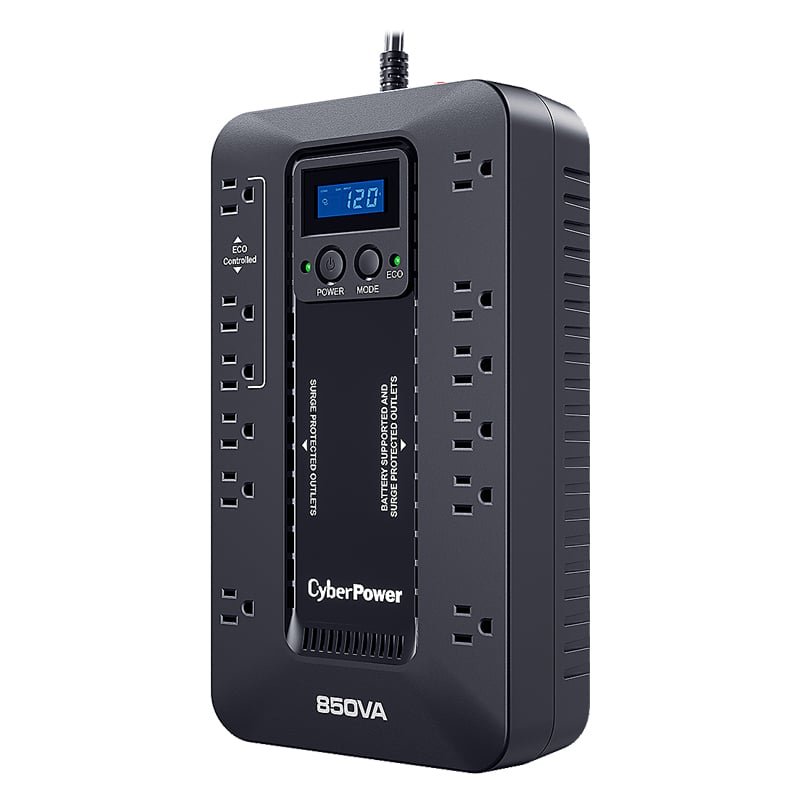 Ups/no                                                                                                                                                                                                                         Break Cyberpower Ec850lcd 850va/510w Standby/ Lcd/12 Cont