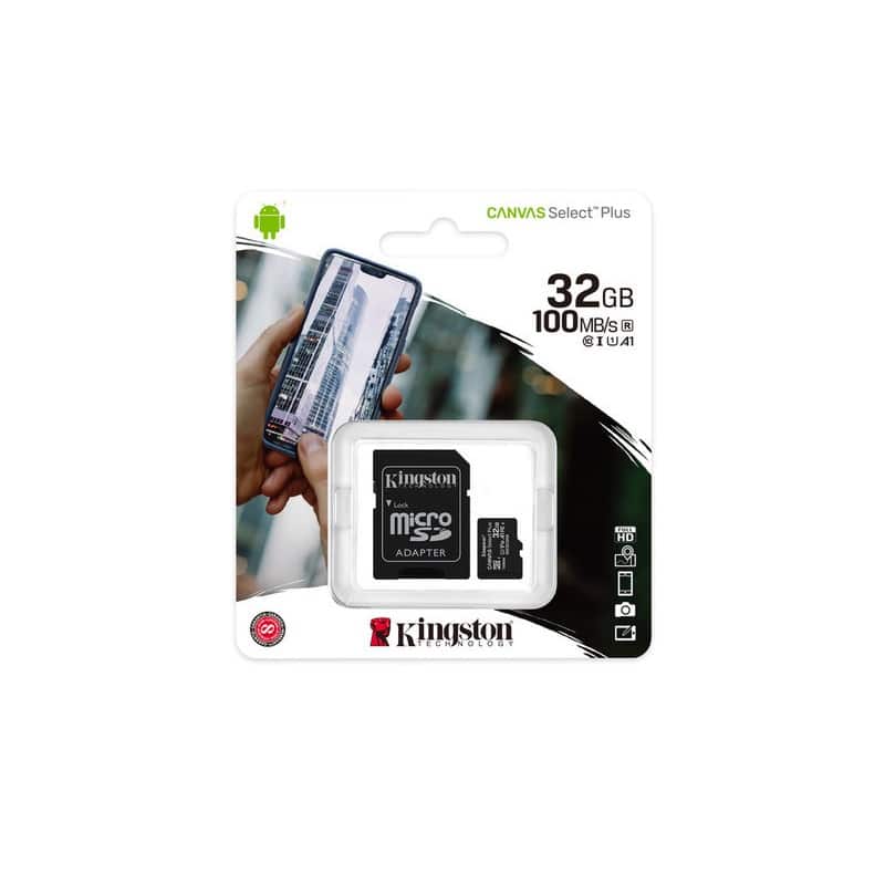 Memoria                                                                                                                                                                                                                                                 Micro Sdhc 100r A1 Cl10 Kingston 32 Gb (sdcs2/32gb)