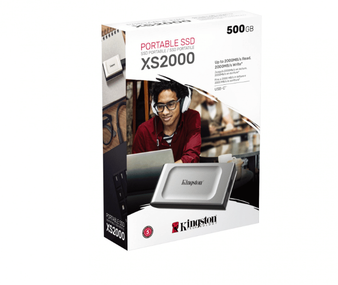 Unidad  Ssd Kingston Xs2000 500gb Portatil Conect Type-c(sxs2000/500g)