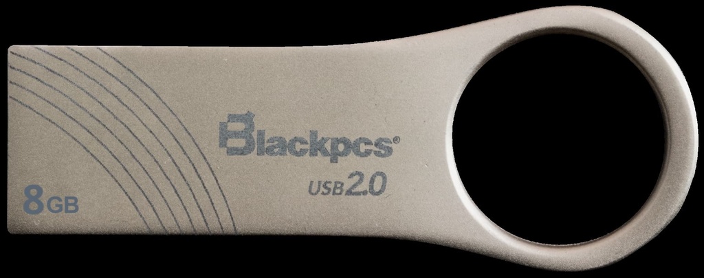 Memoria                                                                                        Flash Usb Blackpcs 2102 8gb Plata Metalica (mu2102s-8)