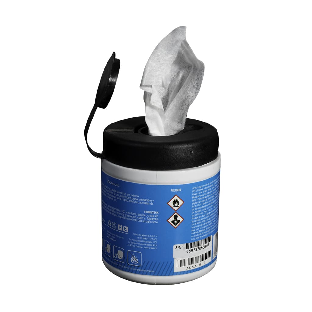 Toallas                                                                                                                                                                                                                                                                                                                                                                                                                                                                                                                                                                                                                                                                                                                                                                                                                                                                                        Limpiadoras Acteck 30 Piezas Ta-1000 Blanco Acma-013