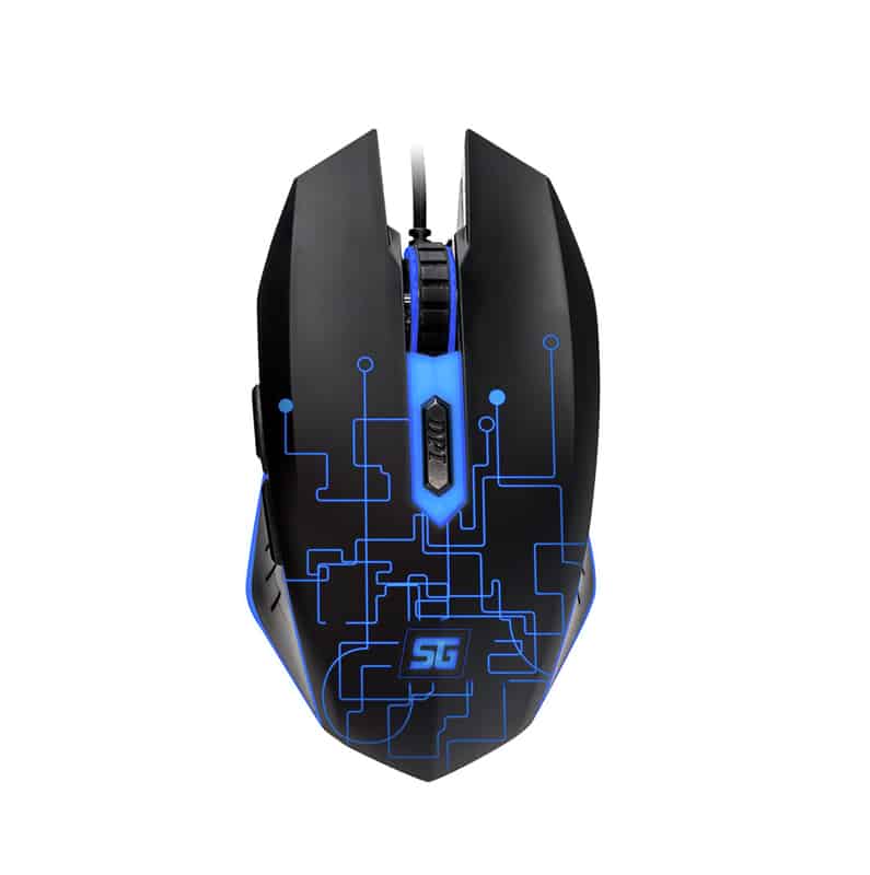 Mouse  Vorago Start The Game Optico Iluminado 1000-3200 Dpis Usb Mo-501