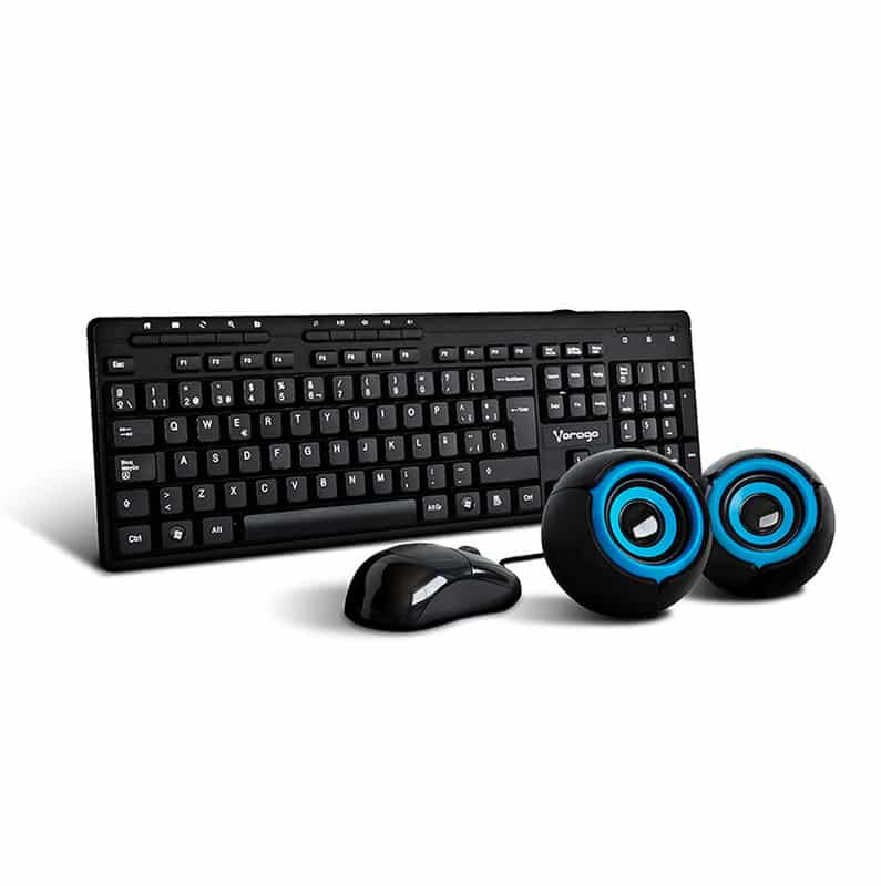 Kit  Teclado / Mouse / Bocinas Vorago Kms-104