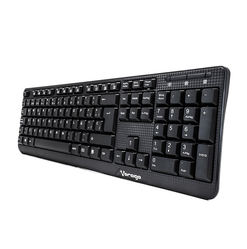 Teclado  Vorago Kb-102 Multimedia Usb Negro
