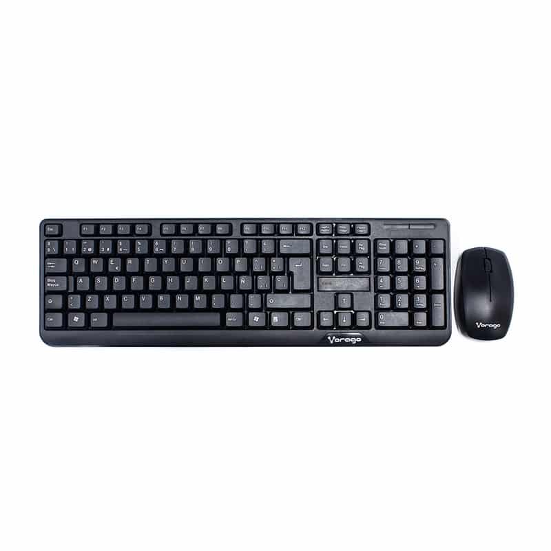 Kit                                                                                                                                                                                                                          Teclado Y Mouse Vorago Km-302 Inalambrico Negro