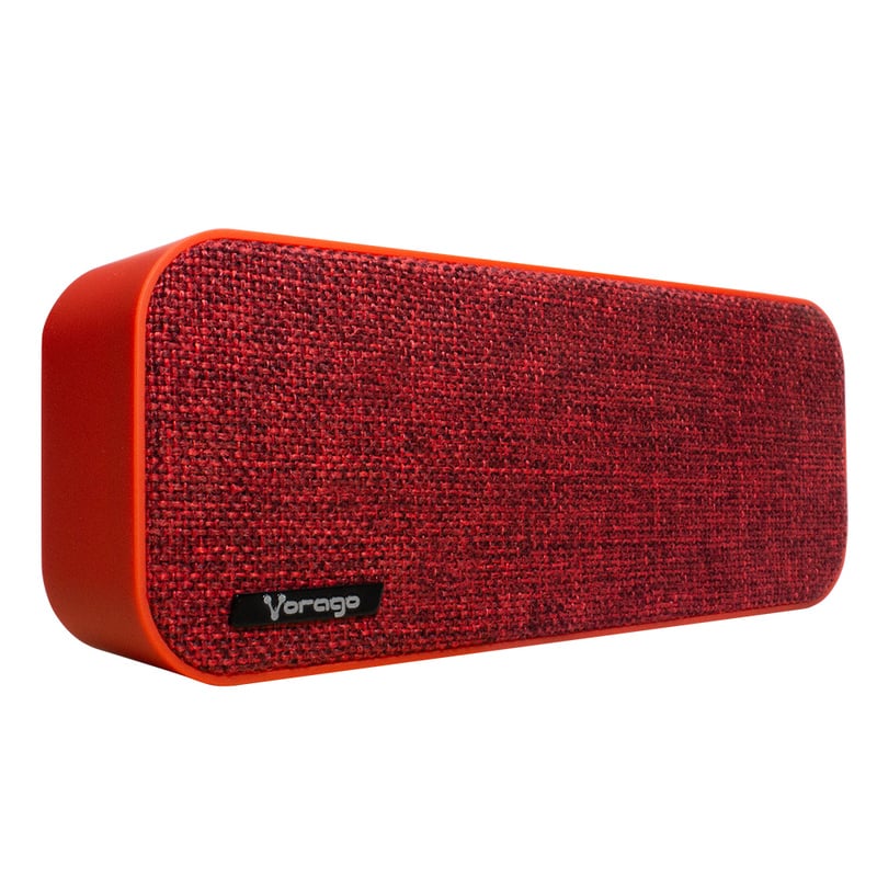 Bocina  Vorago Bsp-150 Bluetooth / Msd / Usb / 3.5mm Tela Rojo