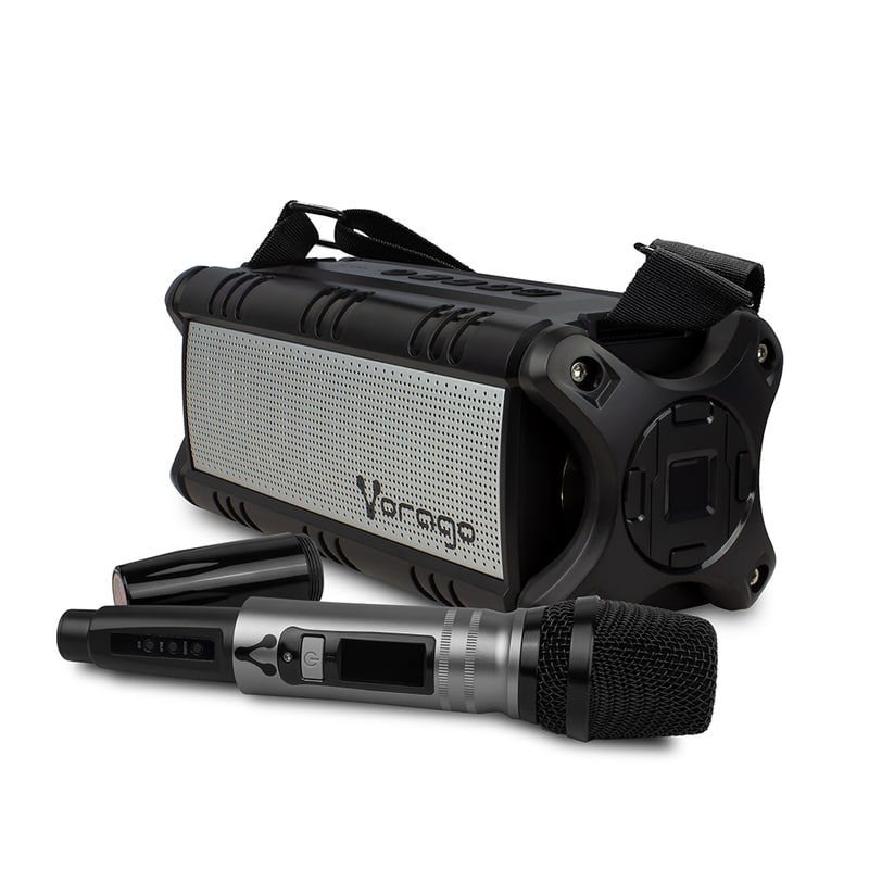 Bocina                                                                                                                                                                                                                                                                                                                                                                                                                                                                                                                                                                                                                                                                                                                                                                             Kareoke Vorago Ksp-450 Bluetooth Microfono Inal. Negra