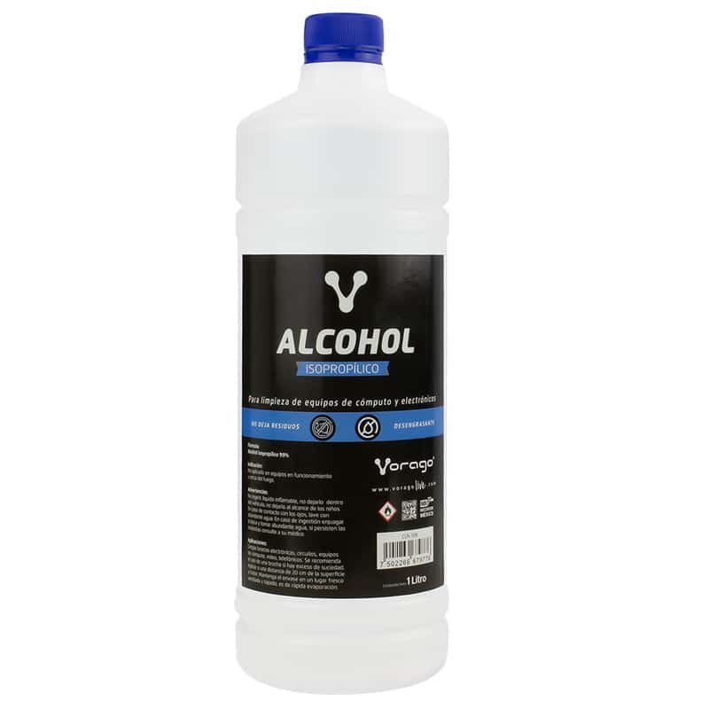 Alcohol  Isopropilico Vorago Cln-108 Botella 1 Lt