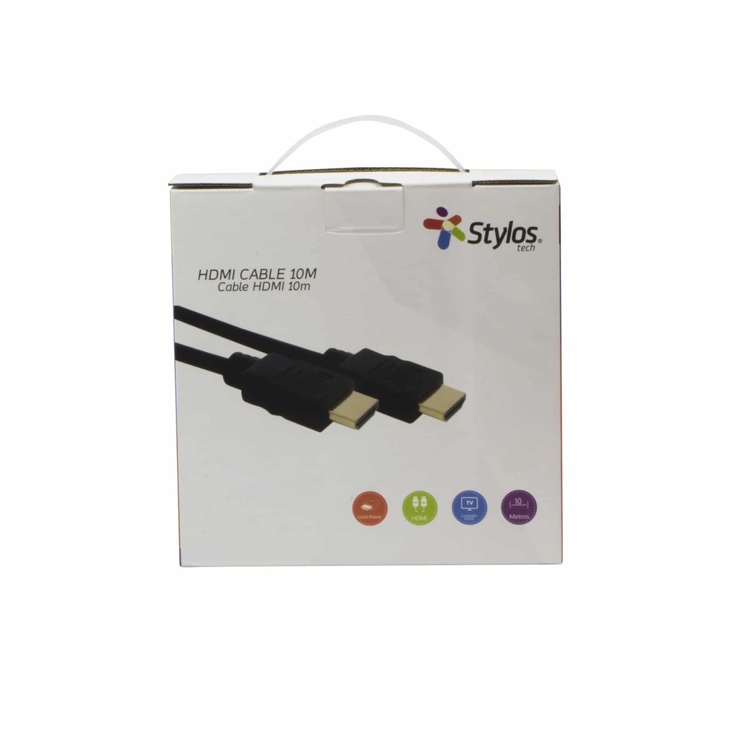 Cable                                                                                                                                                                                          Hdmi Stylos 10 Mts Circular Negro (stachd12905018)