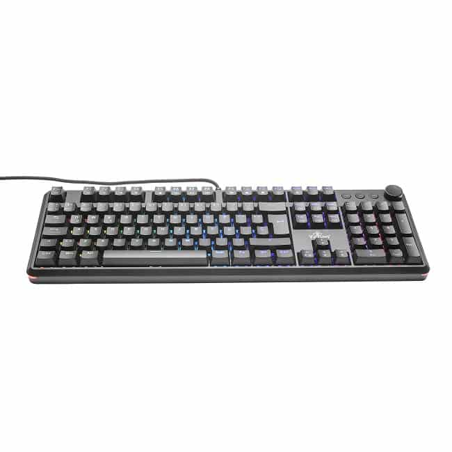 Teclado  Gamer Yeyian Ytm-28207r Asward S3000 Mecanic Switch Rojo Rgb