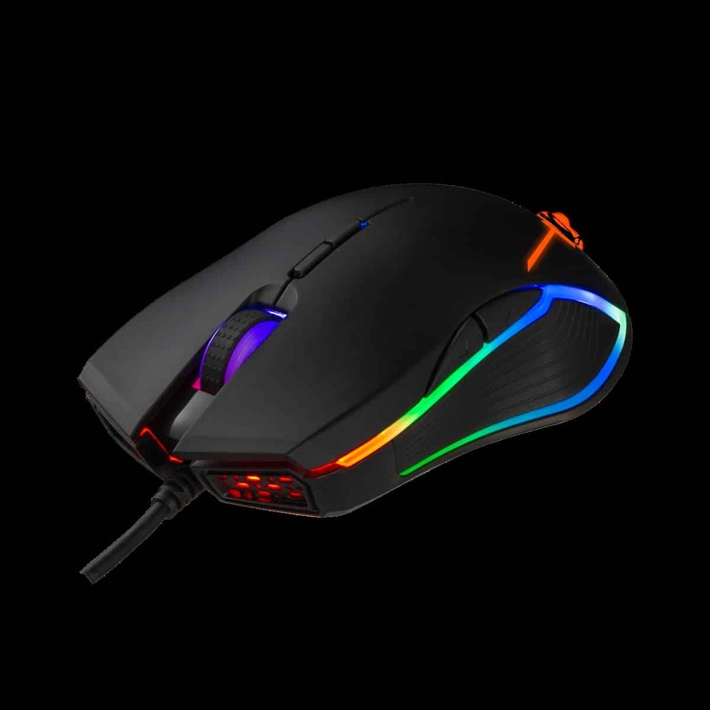 Mouse  Gamer Xzeal Xz920 Alambrico 12400 Dpis 7 Botones Rgb (xzmx920b)
