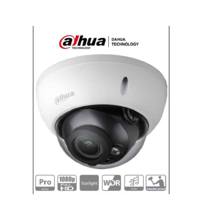 Camara  Domo Dahua Hdcvi 1080p 2.7 A 13.5mm Ir 30 Mts Ip67 ( dh-hac-hdbw2241rn-z-27135)