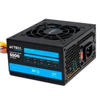 Fuente                                                                                                                                                                                               De Poder Acteck Af-b500 Slim 500w 24 Pin Sata Negro Es-05002