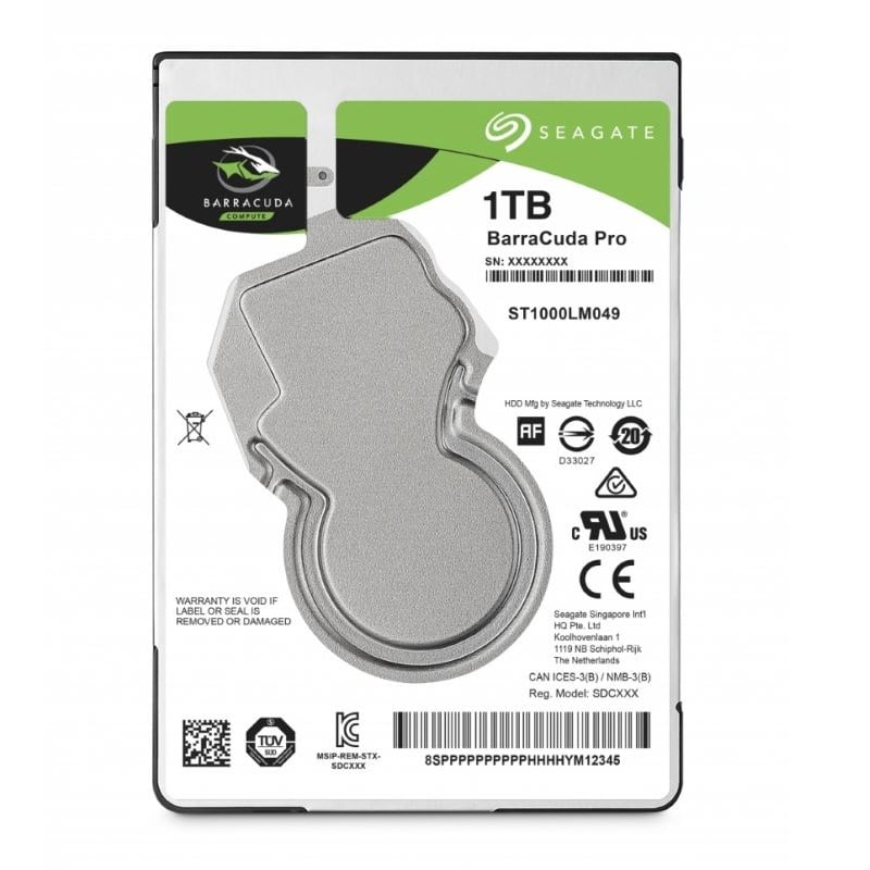 Disco  Duro Interno Seagate 1tb 2.5 St1000lm049 7200rpm Barracuda Pro