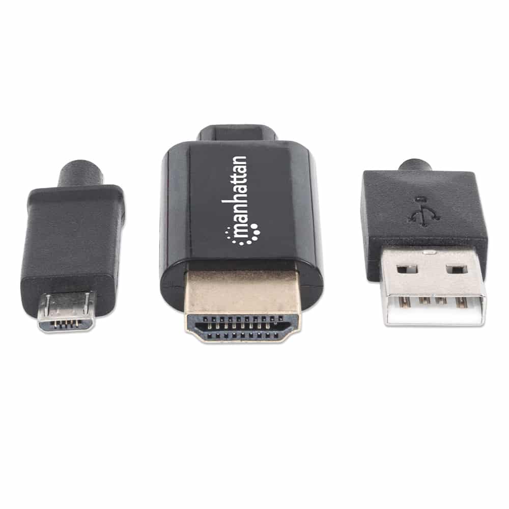 Cable                                                                                                                                                                                                                                                                                                                                                                                                                                                                                                                                                                                                                                                                                                                                                                                                                                                                                        Mhl Manhattan De Micro USB A HDMI Con Usb-ap/alimentacion 151498