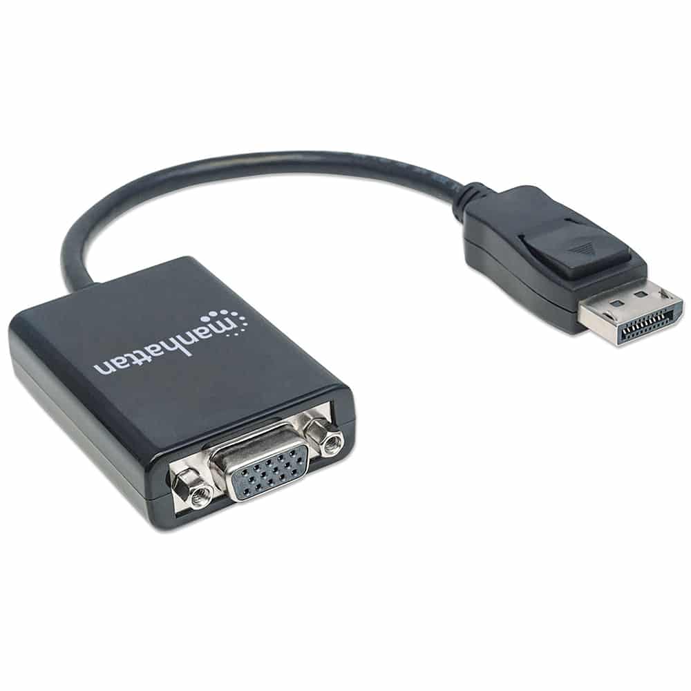 Adaptador  Manhattan Displayport M A Vga H 15cm 151962