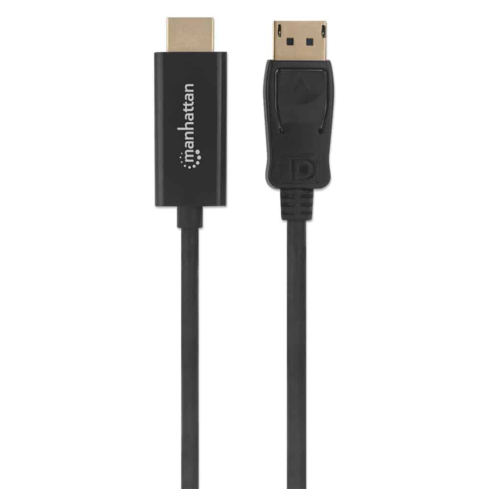 Cable  Manhattan Displayport A Hdmi M-m 1080p 1.0 Mts 152662