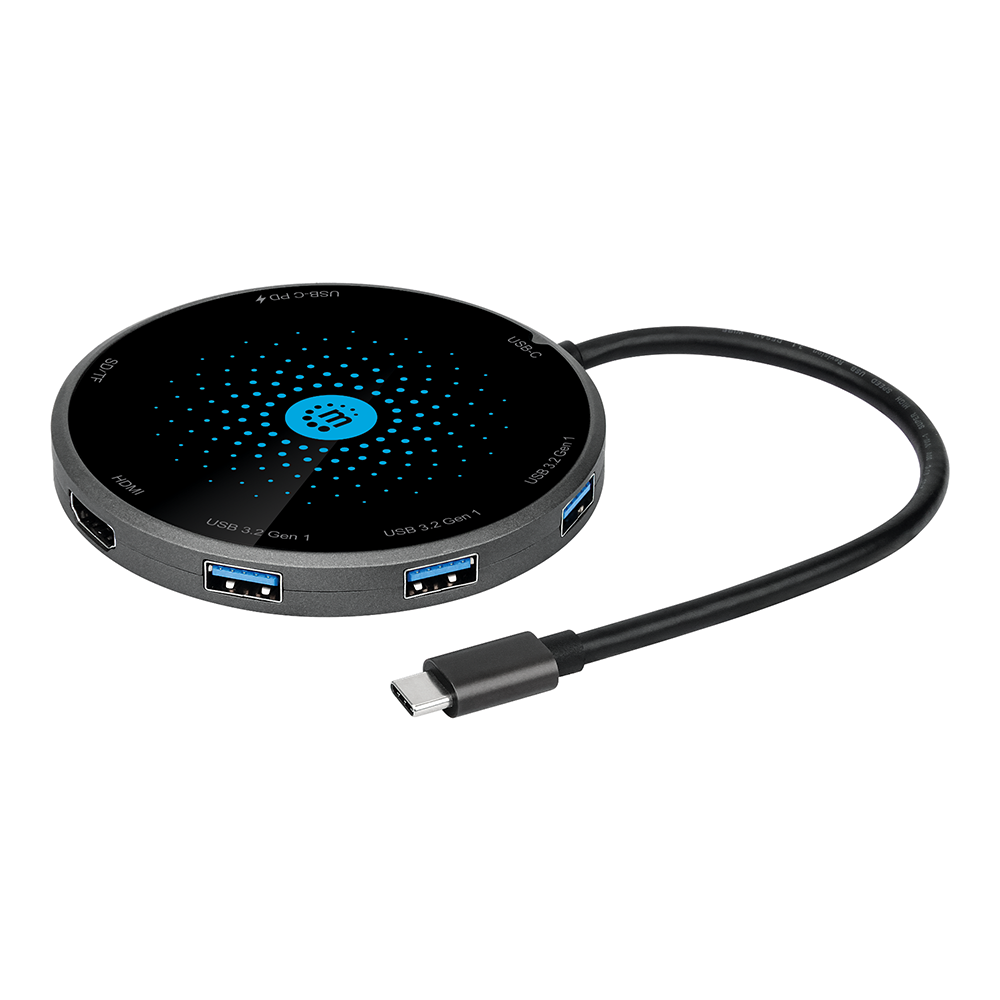 Docking                                                                                                                                                                                                                                                                             Manhattan Video Usb C Pd A Hdmi 3xusb-a Lect Tarj Wi Qi 166560