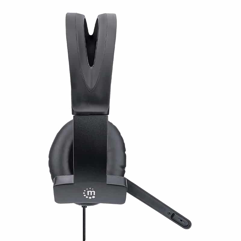 Audifono  Manhattan C/microfono Usb Monoaural Control Volumen 179874