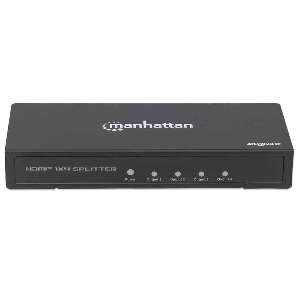 Video  Splitter Manhattan Hdmi 4k@60hz 1 In 4 Out 3d Cascada 3 207805