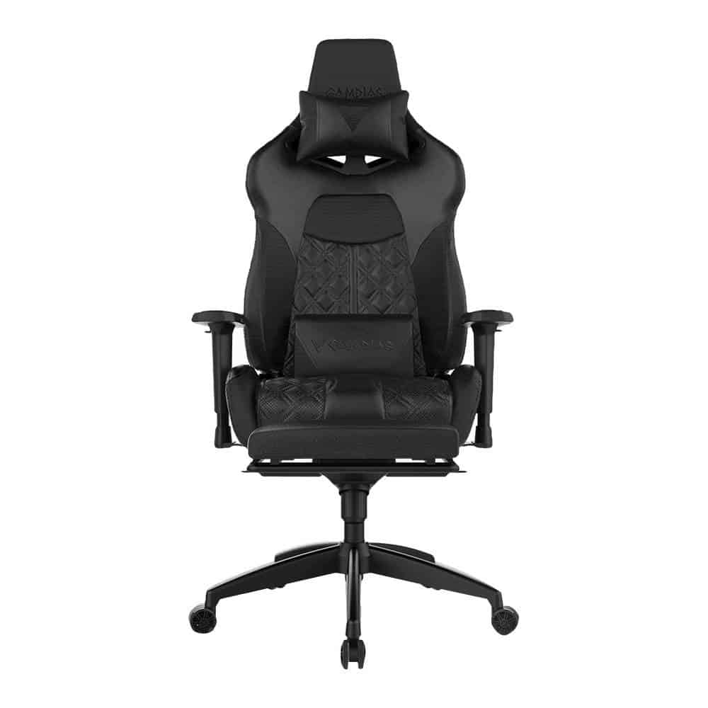 SILLA PARA GAMING GAMDIAS ACHILLES P1L NEGRO MAX200KG RECLINABLE CON RGB
