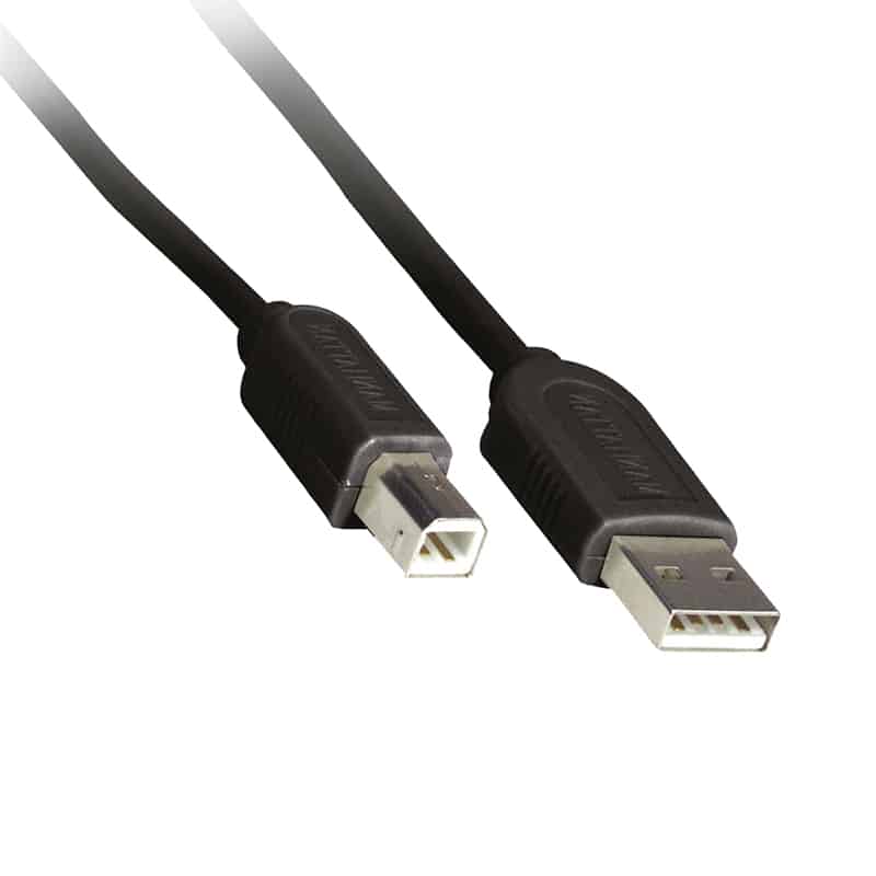 Cable  Manhattan Usb A-b 1.8m Negro 342650