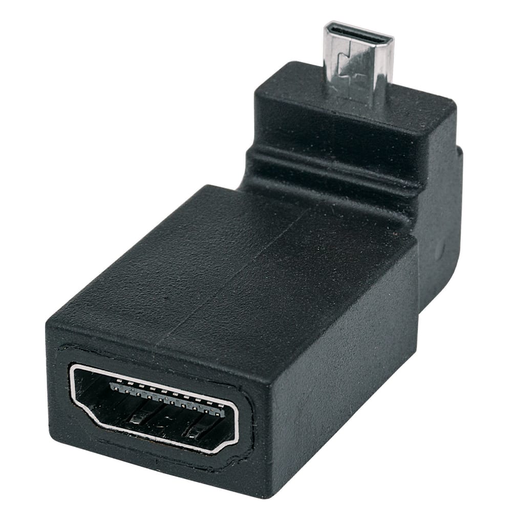 Adaptador                                                                                                                                                                                                                                                                                                                                                                                                                                                                                                                                                                                                                                                                                                                                                                                                                                                                              HDMI Hembra A Micro HDMI Macho Angulo Arriba De 90 Grados 353441