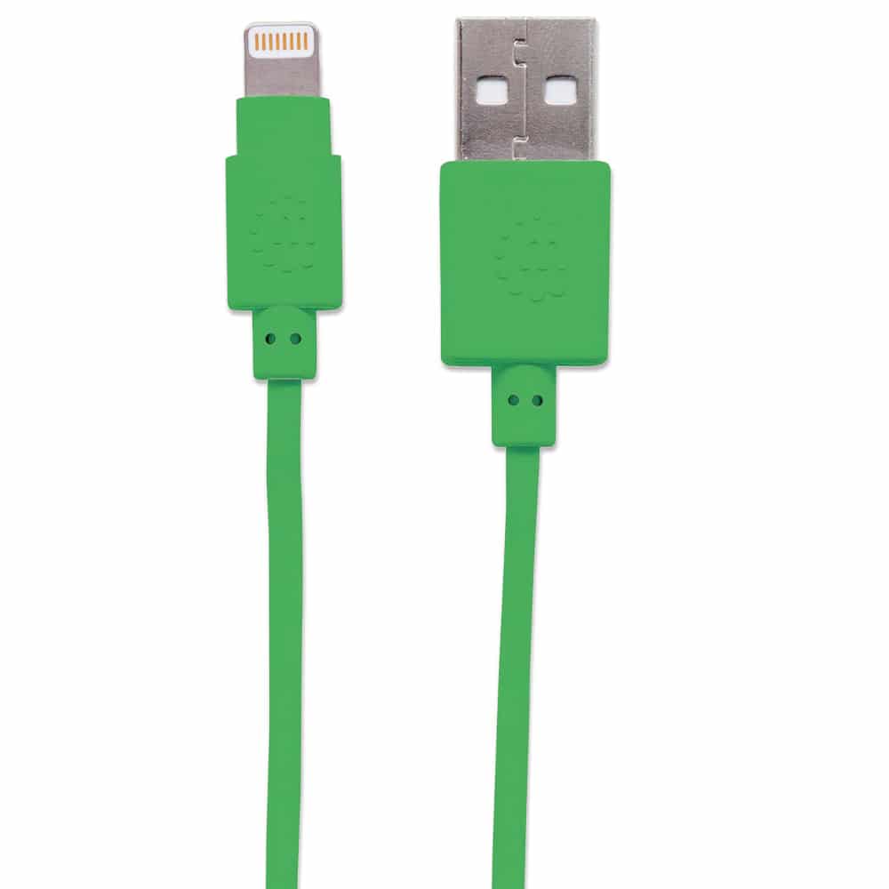 Cable                                                                                                                                                                                                                                                                                                                                                                                                                                                                                                                                                                                                                                                                                                                                                                                                                                                                            Ilynk Lightning Manhattan (8p A Usb) Verde 1.0 Mts 394215