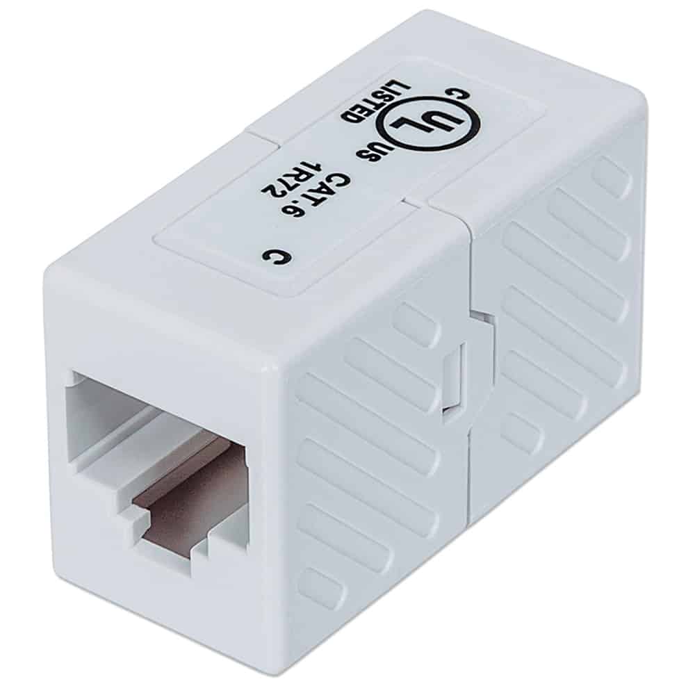 Cople  Rj45-rj45 Cat6 Intellinet Modular Hembra A Hembra Blanco 504751