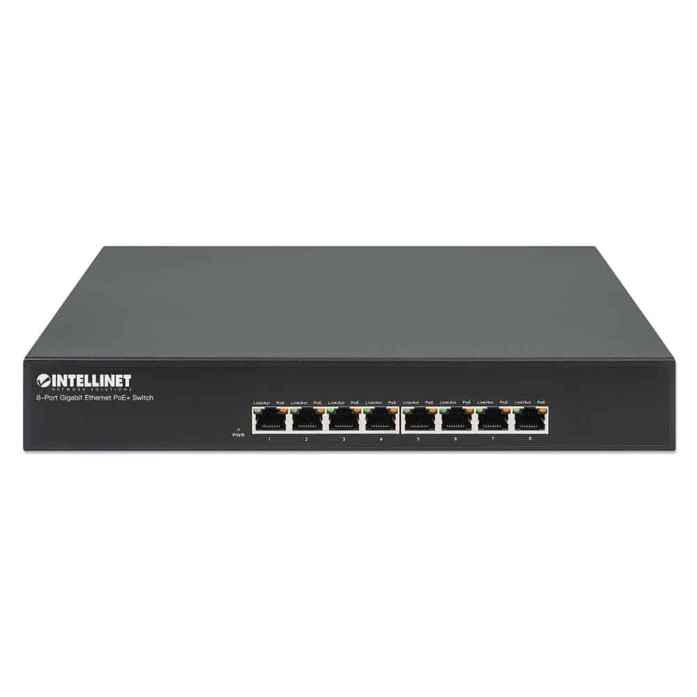 Poe  Switch Intellinet Gb 8 Ptos 30w/pto, 140w Escritorio/rack 560641