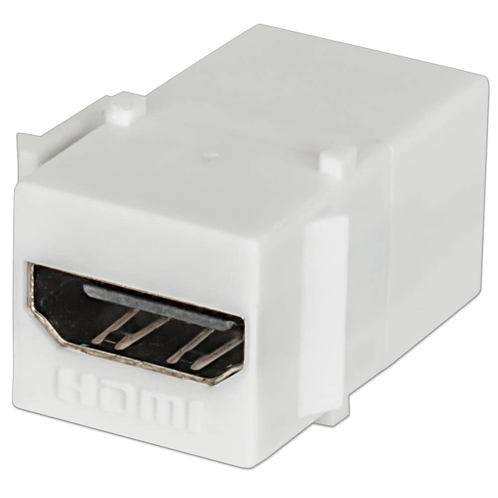 Jack  Cople Hdmi Hembra A Hembra Tipo Keystone Intellinet Blanco 771351