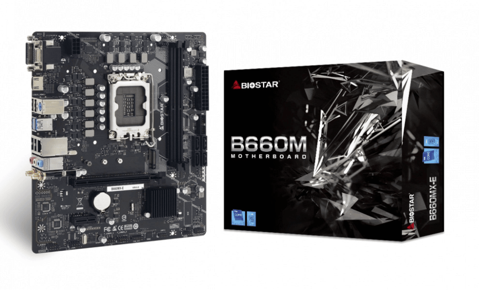 Tarjeta                                                           Madre Biostar B660mx-e Ddr4 Hdmi M.2 Sata Pcie 4.0 12th 1700