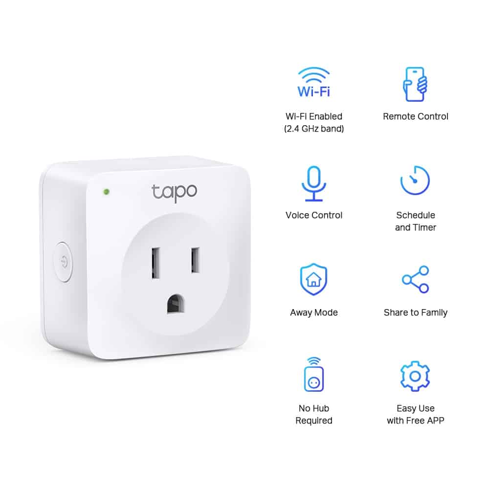 Mini                                                                                                                                                                                                                                                                                                                                                                                                                                                        Enchufe Inteligente Wifi Tp-link / Tapo P100(1-pack)