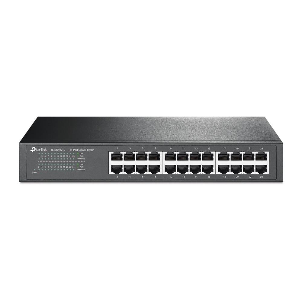 Switch  Escri /rack Tp-link /24 Ptos Giga/save Energy 20%/13/ Tl-sg1024d