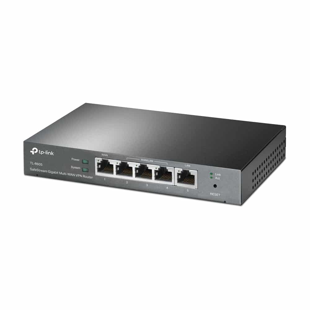 Router                                                                                                                                                                                                  Vpn Gigabit Tp-link /4wan/20vpn/ip/mac/dos/er605/tl-r605