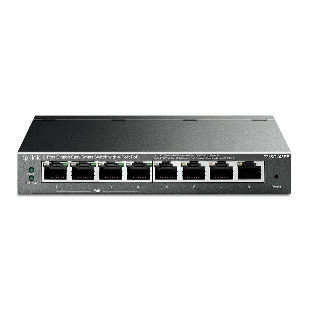 Switch  Escritorio Tp-link/8 Ptos Giga/plug&amp;play/qos/igmp/ Tl-sg108(pe)